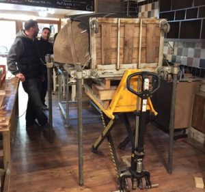professionally installed bushman wood fired oven