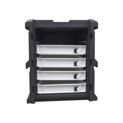 Cooler Box For 5 Trays w/Rails