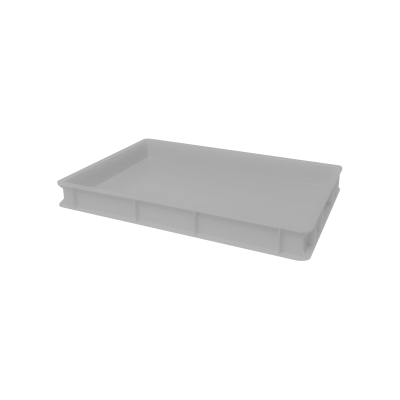 400x600x123 Grey Dough Tray