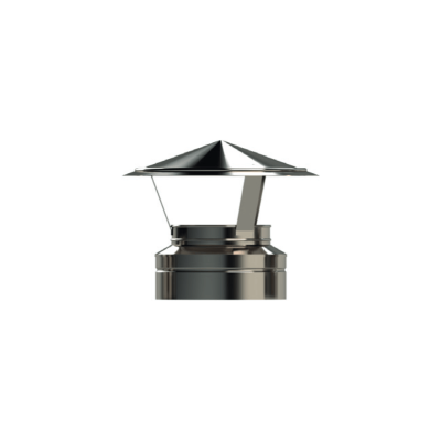 6" Twinwall Stainless Steel Standard Cowl