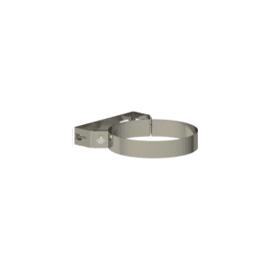 6" Single Skin Stainless Steel Wall Clamp - 50 mm Offset