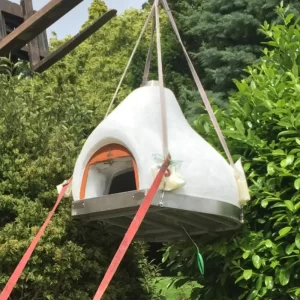 professionally installed bushman wood fired oven