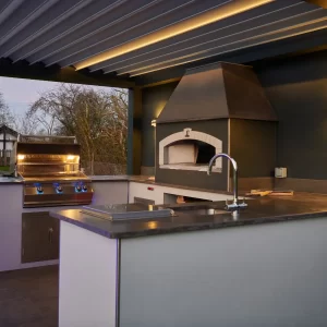 bushman garden kitchen wood fired oven
