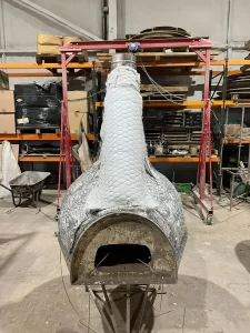 Insulating the oven