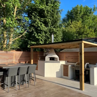 80cm Domestic Onion Wood Fired Oven Wide Mouth Brick