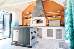 80cm Domestic Wood Fired Oven Wide Mouth Brick