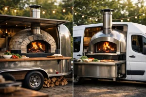 Pizza Trailer Versus Catering Van